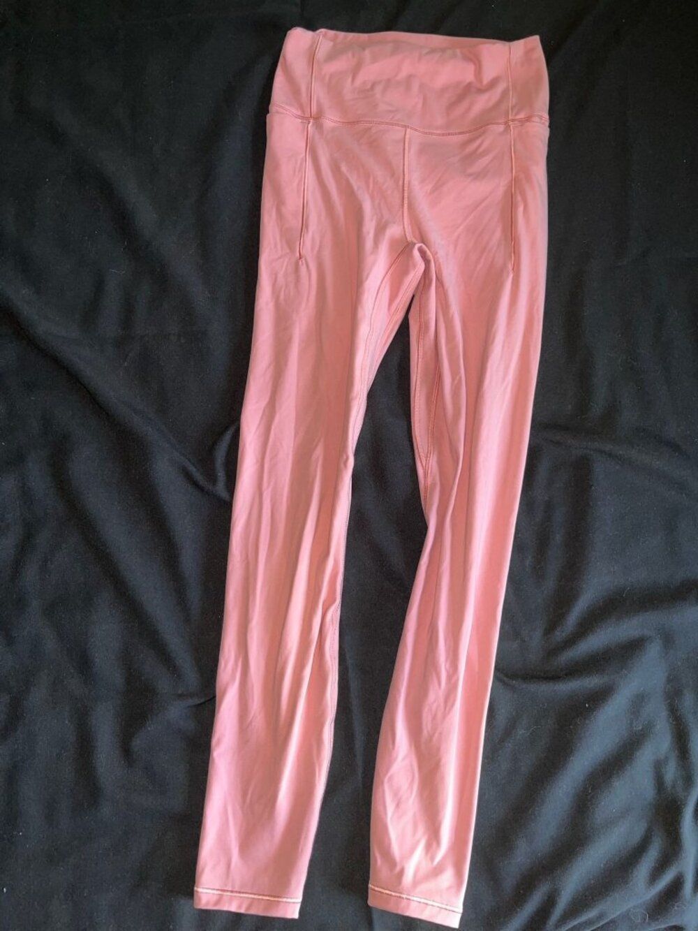 Calia by Carrie Underwood Womens Pink High Waisted Leggings Size M Nylon Lycra